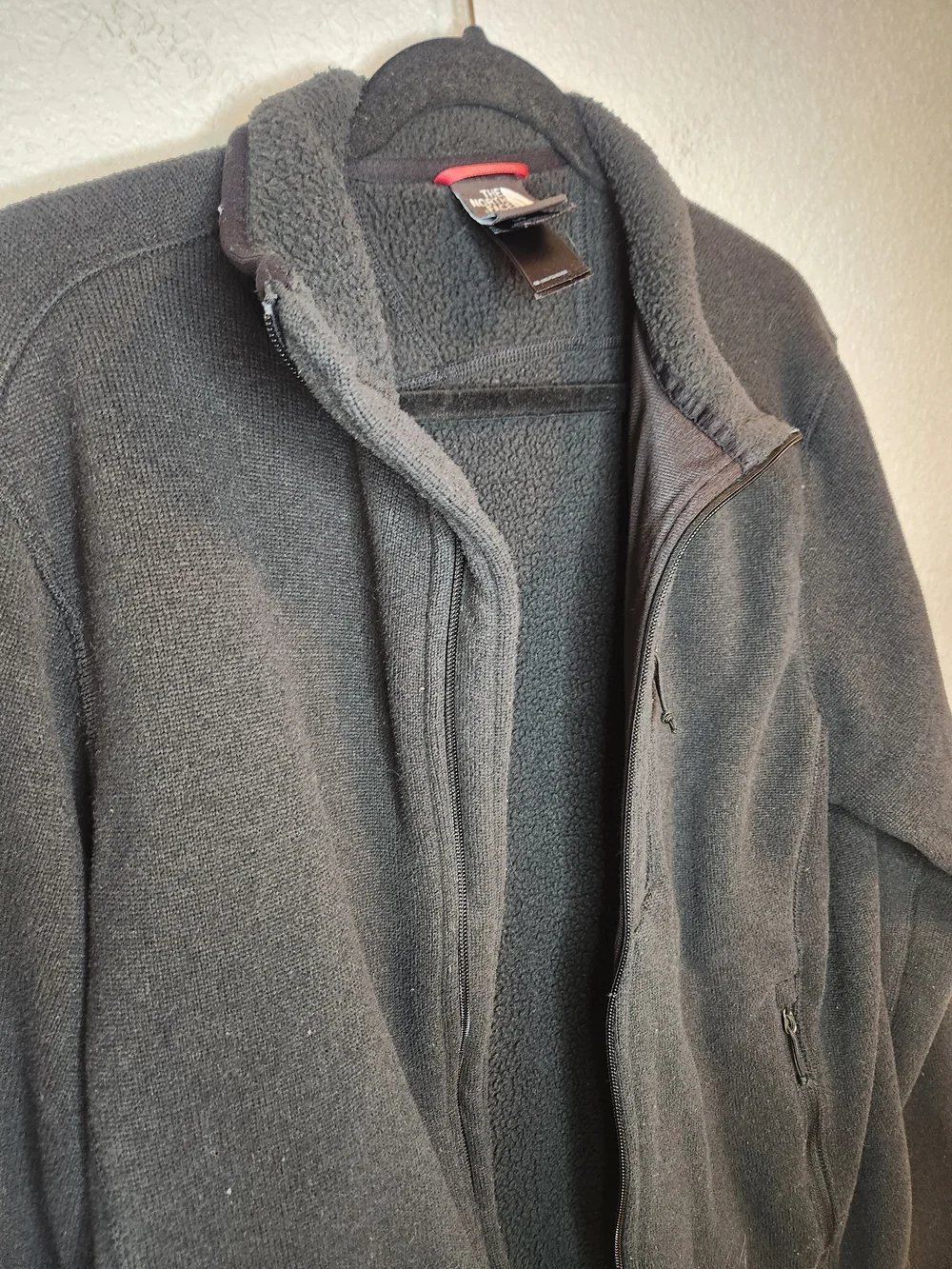 The North Face Black Full-Zip Fleece Jacket men's L